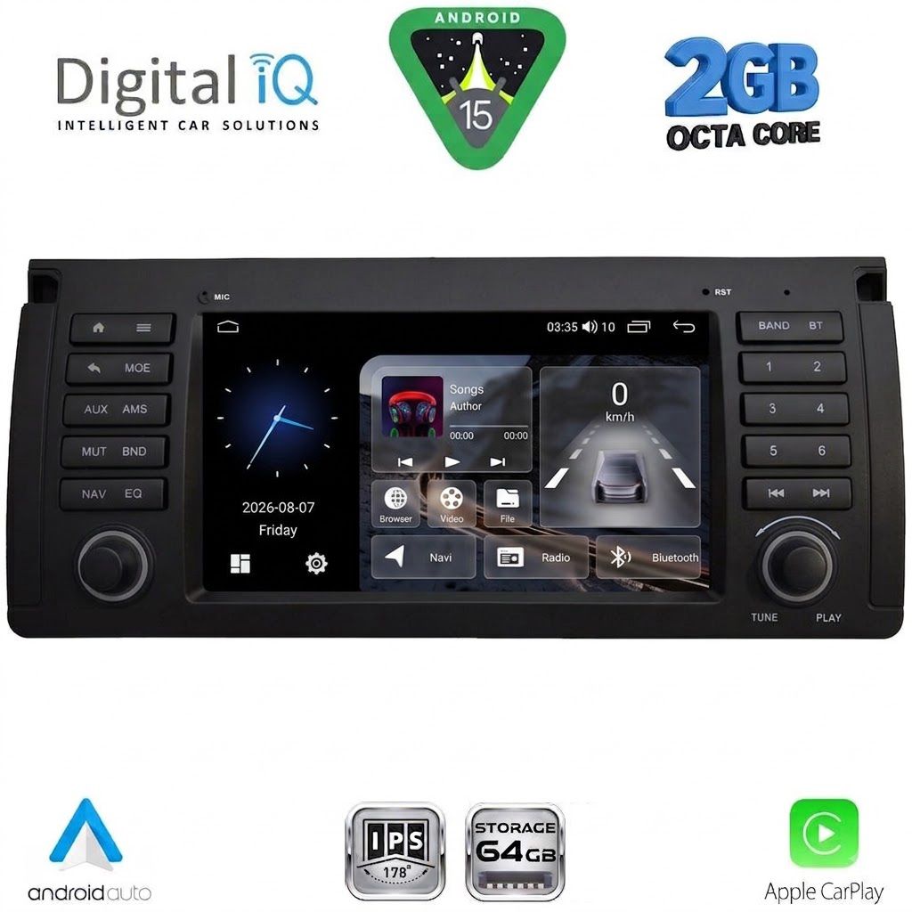 BLE385-15-1 DIGITAL IQ BLE 385_CPA (7" DECK) MULTIMEDIA SYSTEM for BMW S.5-X5 (E38-39-53) mod. 1998-2005 - Image 1