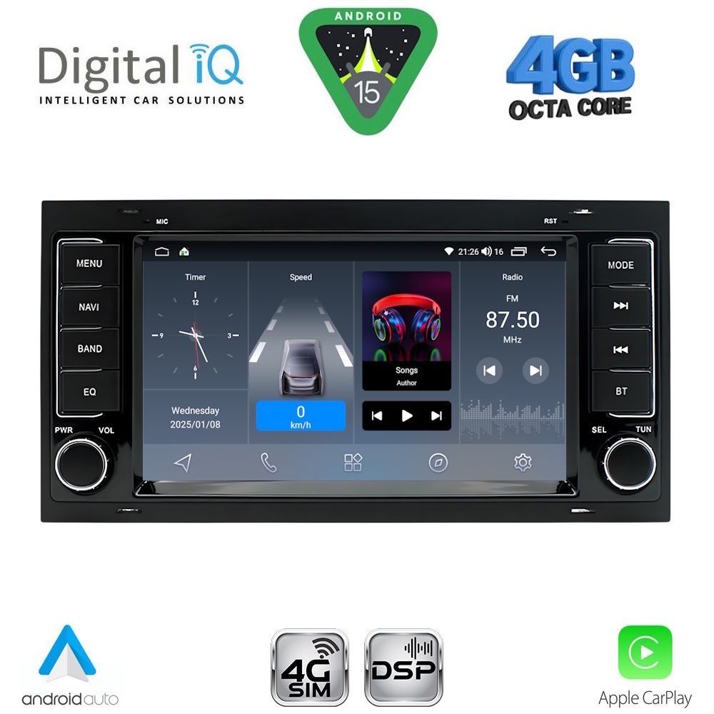 BLG442_15 DIGITAL IQ BLG 442_CPA (7″ DECK) MULTIMEDIA OEM for VW TOUAREG mod. 2003-2011 - Image 1