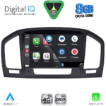 DIGITAL IQ BLM 714BL_CPA (8" DECK) MULTIMEDIA SYSTEM for OPEL INSIGNIA mod. 2008-2013 (BLACK) - Image 2