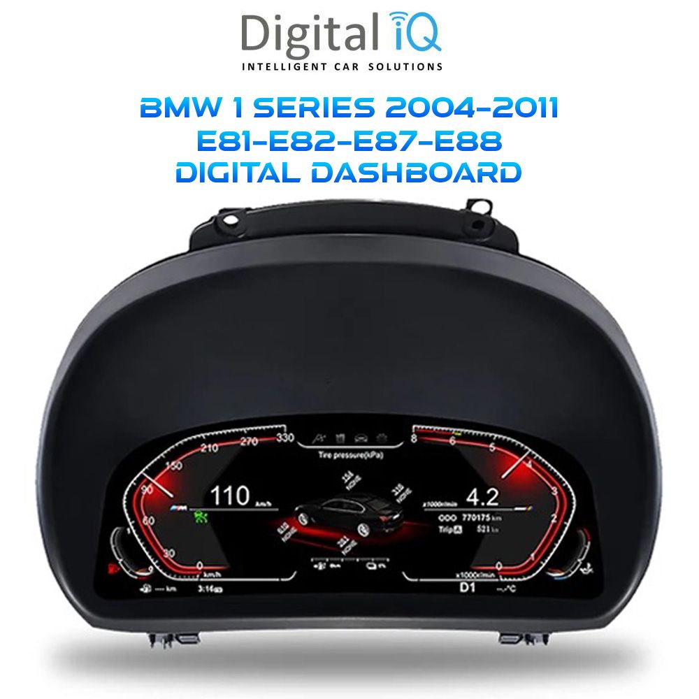 BMW_1_E81_Digital_Dashboard_01_ DIGITAL IQ DGU 947_IC (11in) DIGITAL INSTRUMENT CLUSTER for BMW 1 Series E87 - E88 mod. 2004-2011 - Image 1