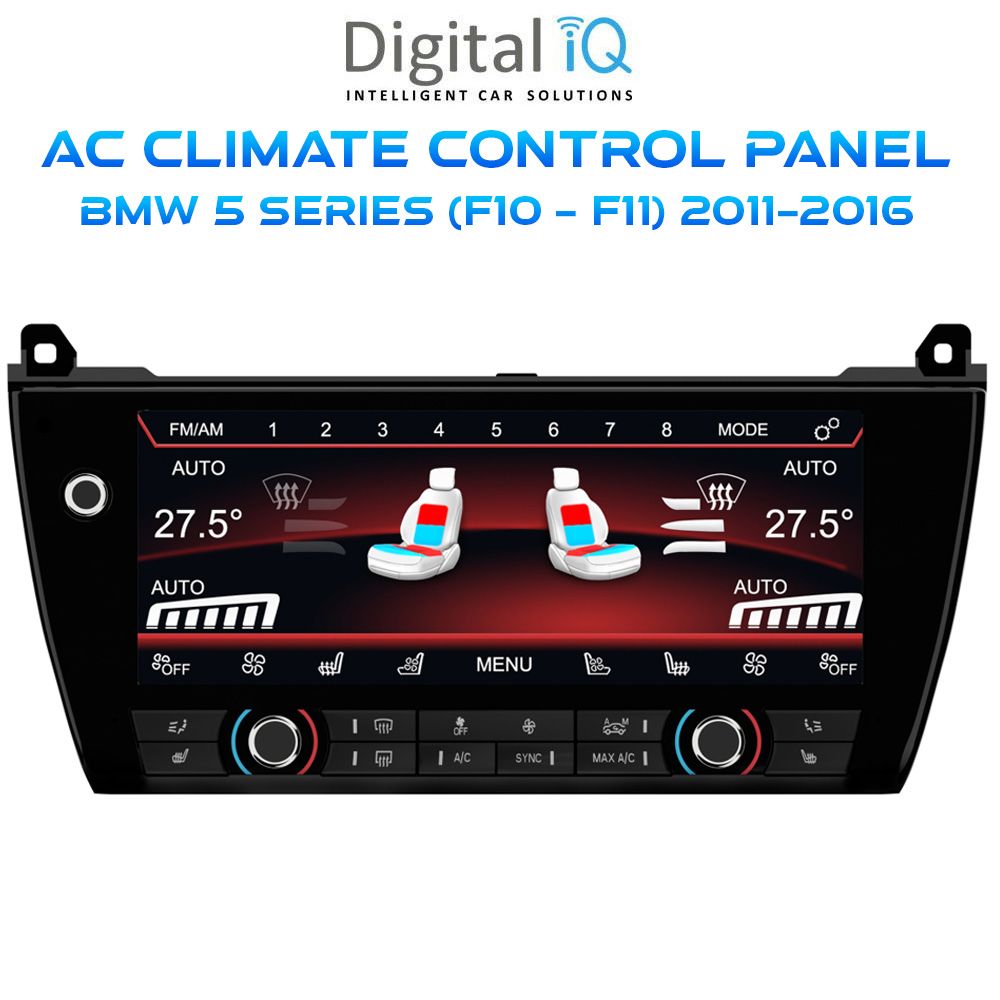 BMW_5_Series_Climate_Control_5005_01 DIGITAL IQ FZ 5005_CP CLIMATE CONTROL PANEL (10.25") for BMW S.5 (F10-F11) mod 2011-2016 - Image 1