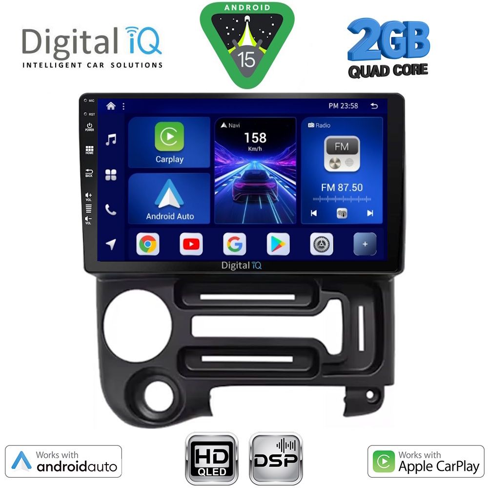 BXC3219_15 DIGITAL IQ BXC 3219_CPAA (9inc) MULTIMEDIA TABLET for HYUNDAI ATOS mod. 1996-2013 - Image 1