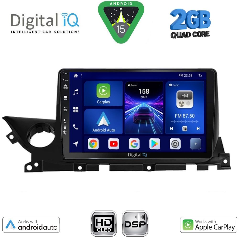 BXC3379B_15 DIGITAL IQ BXC 3379B_CPAA (9inc) MULTIMEDIA TABLET for MAZDA 6 mod. 2021-2026 - Image 1
