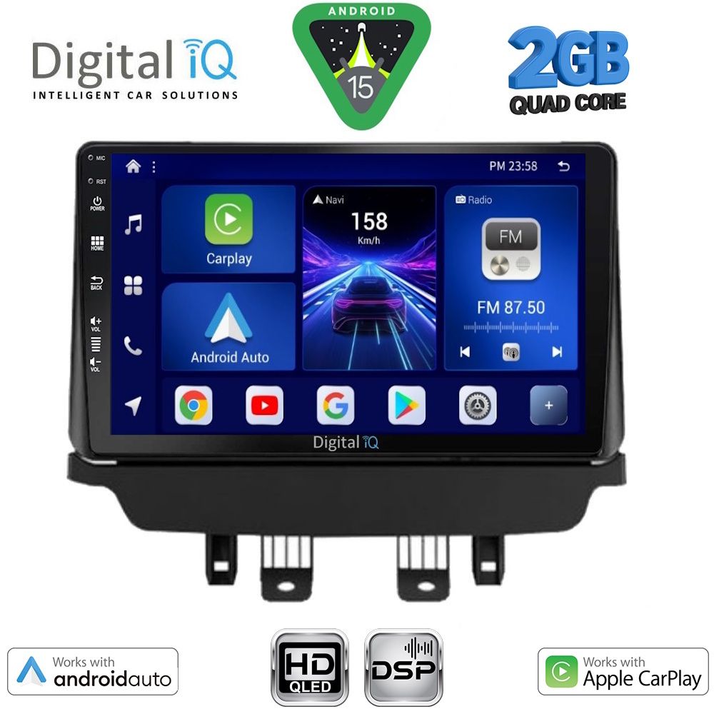 BXC3384_15 DIGITAL IQ BXC 3384_CPAA (9inc) MULTIMEDIA TABLET for MAZDA CX3 mod. 2014-2023 - Image 1