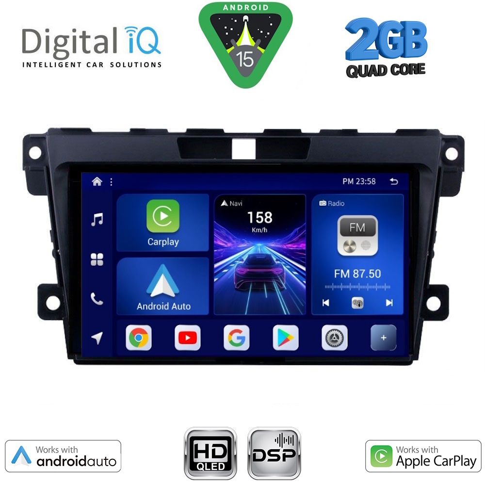 BXC3389_15 DIGITAL IQ BXC 3389_CPAA (9inc) MULTIMEDIA TABLET for MAZDA CX7 mod. 2006-2012 - Image 1