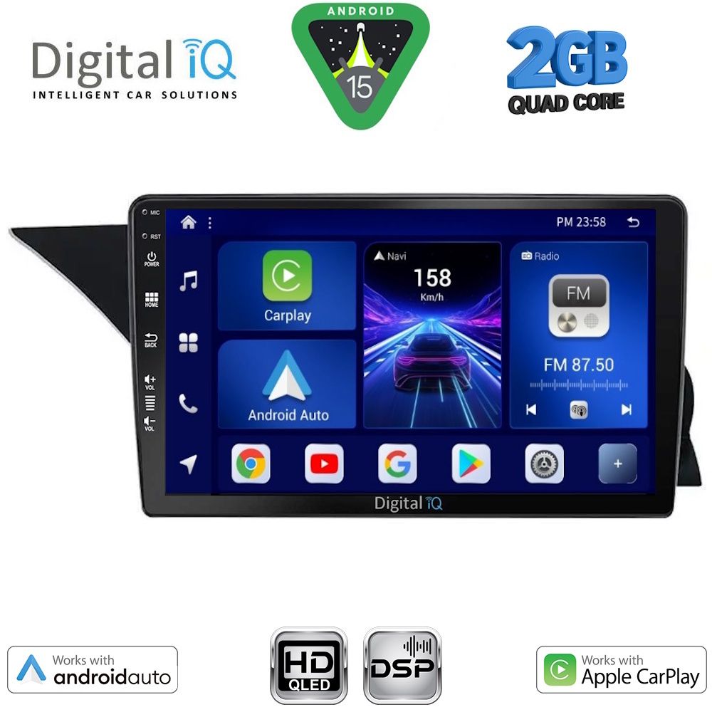 BXC3411_15 DIGITAL IQ BXC 3411_CPAA (NTG 4.0) (9inc) MULTIMEDIA TABLET for MERCEDES GLK (X204) mod. 2008-2012 - Image 1