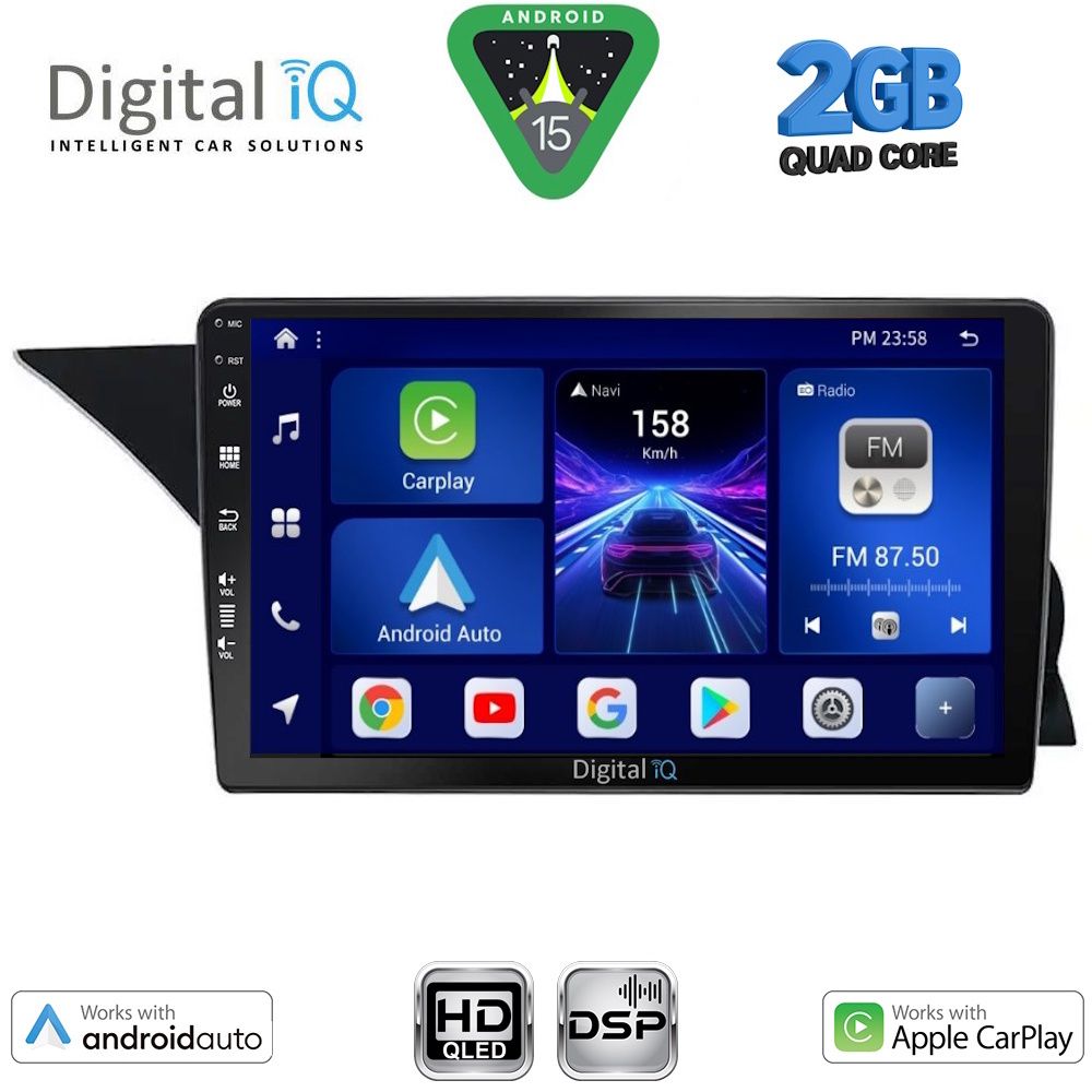 BXC3412_15 DIGITAL IQ BXC 3412_CPAA (NTG 4.5) (9inc) MULTIMEDIA TABLET for MERCEDES GLK (X204) mod. 2013-2017 - Image 1