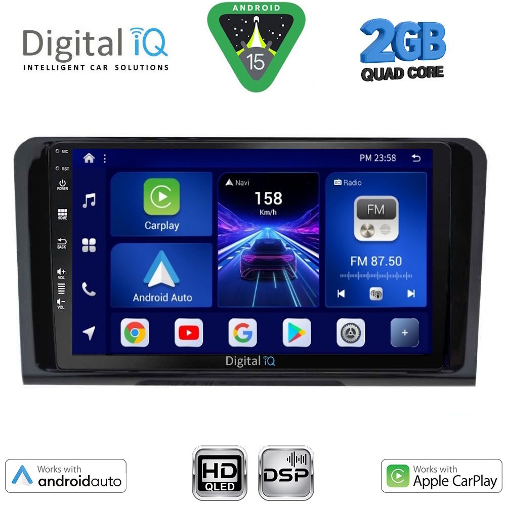 BXC3414_15 DIGITAL IQ BXC 3414_CPAA (9inc) MULTIMEDIA TABLET for MERCEDES ML (W164) – GL (X164) mod. 2005-2011 - Image 1