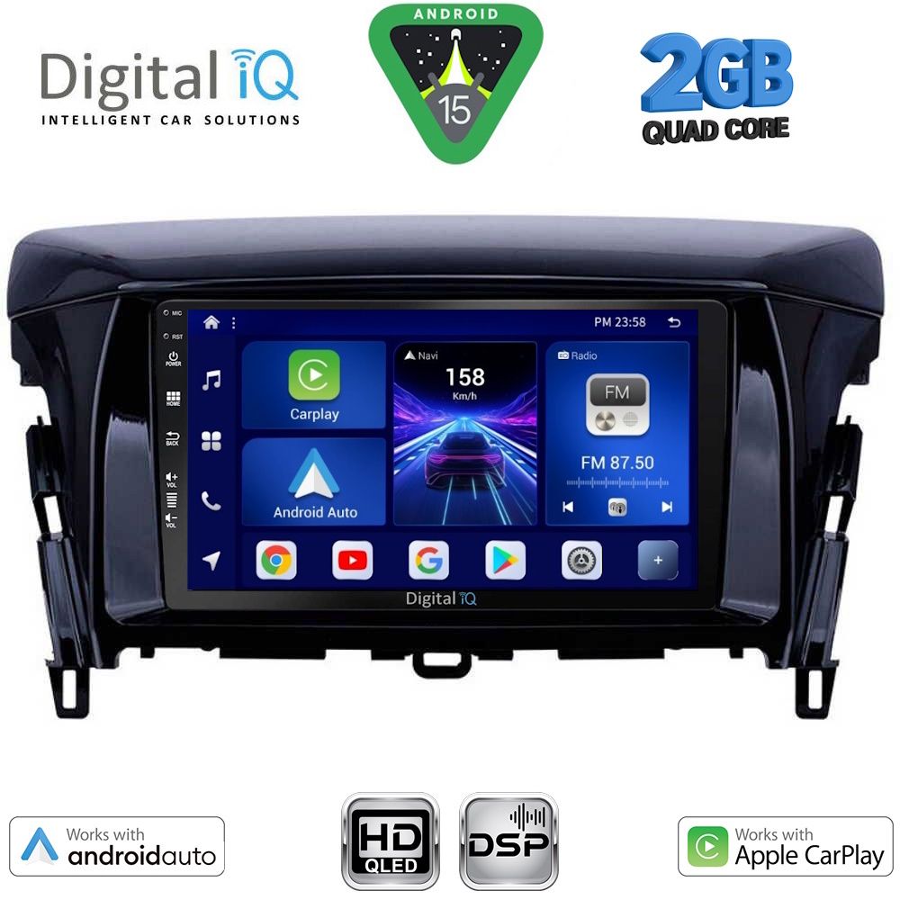 BXC3432_15 DIGITAL IQ BXC 3432_CPAA (9inc) MULTIMEDIA TABLET for MITSUBISHI ECLIPSE CROSS mod. 2018-2026 - Image 1