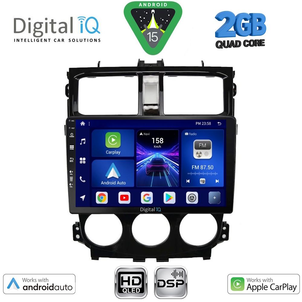 BXC3435_15 DIGITAL IQ BXC 3435_CPAA (9inc) MULTIMEDIA TABLET for MITSUBISHI COLT mod. 2013-2023 - Image 1