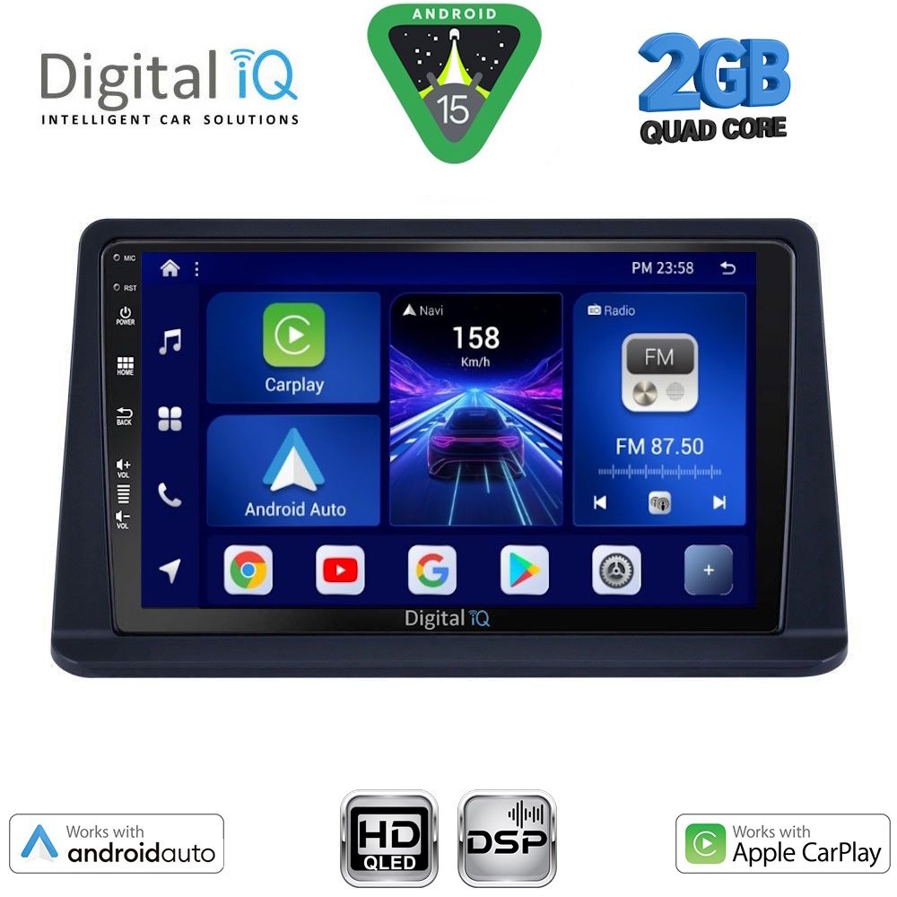 BXC3445_15 DIGITAL IQ BXC 3445_CPAA (9inc) MULTIMEDIA TABLET for MITSUBISHI PAJERO mod. 1999-2006 - Image 1