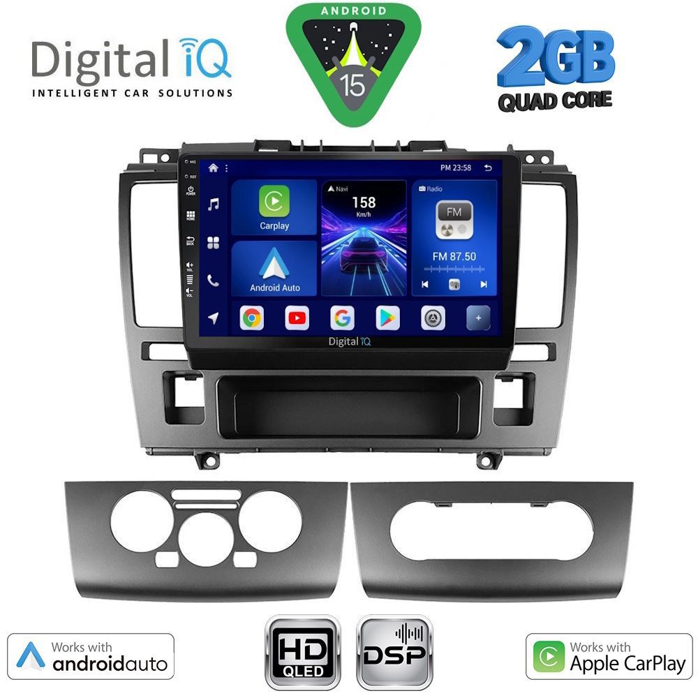 BXC3465_15 DIGITAL IQ BXC 3465A_CPAA (9inc) MULTIMEDIA TABLET for NISSAN TIDA mod. 2004-2013 - Image 1