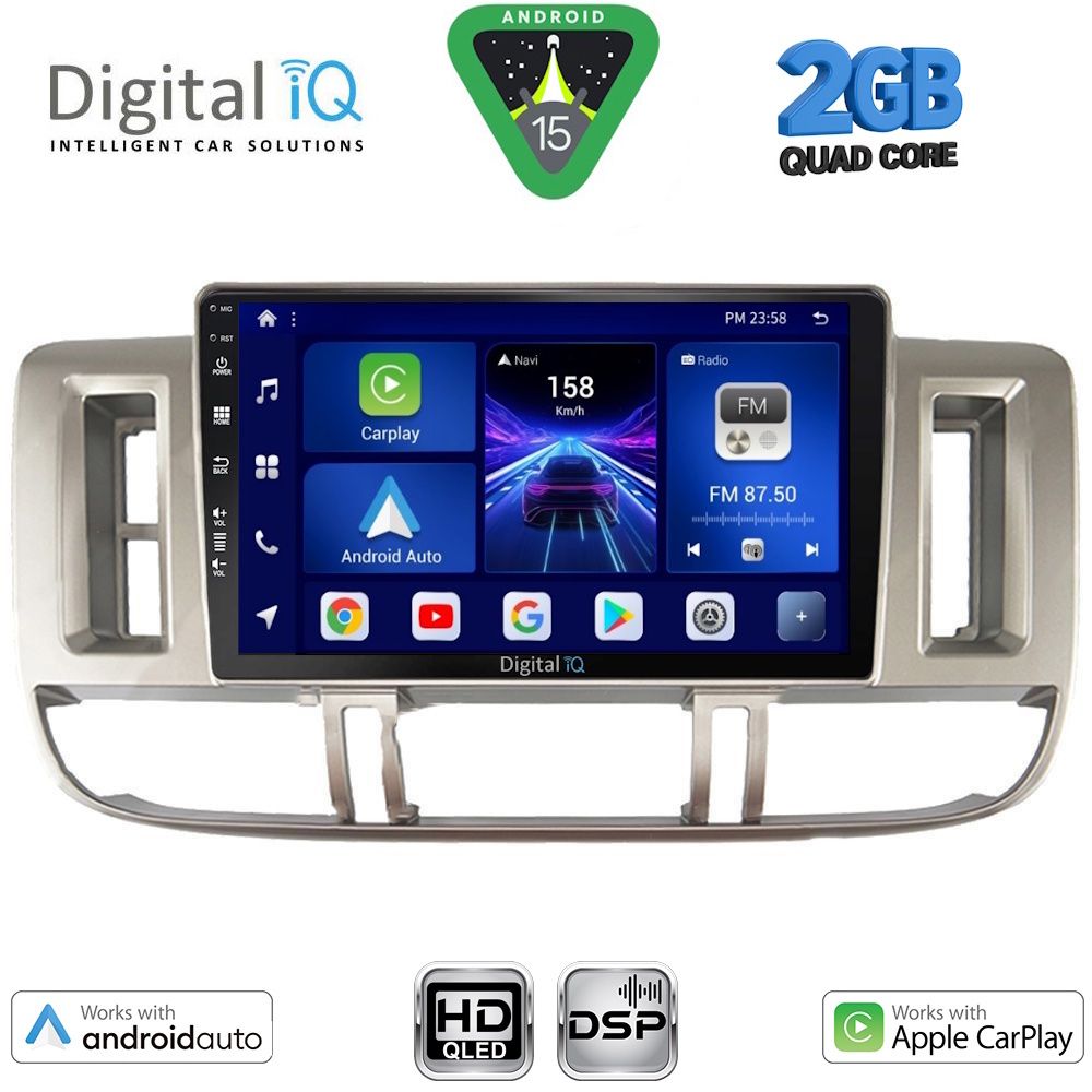 BXC3474_15 DIGITAL IQ BXC 3474_CPAA (9inc) MULTIMEDIA TABLET for NISSAN XTRAIL mod. 2000-2004 - Image 1