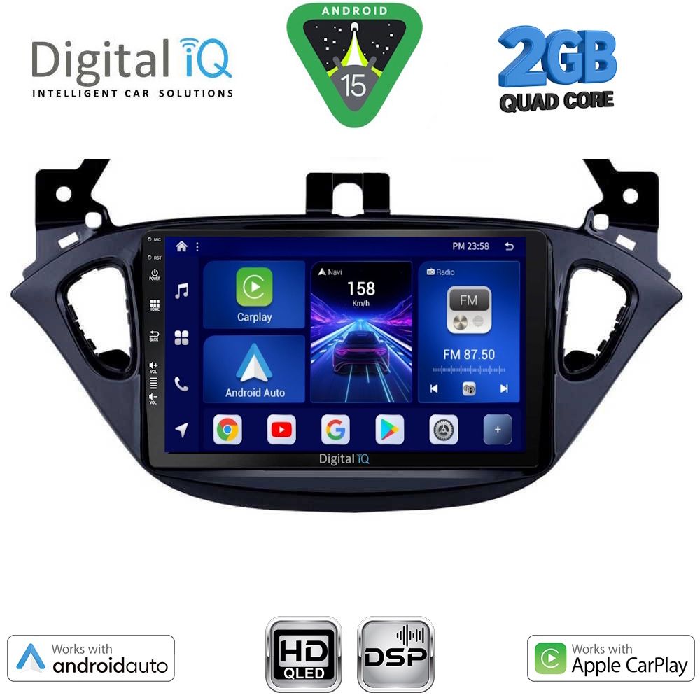 BXC3486_15 DIGITAL IQ BXC 3486_CPAA (9inc) MULTIMEDIA TABLET for OPEL ADAM - CORSA E mod. 2014-2019 - Image 1