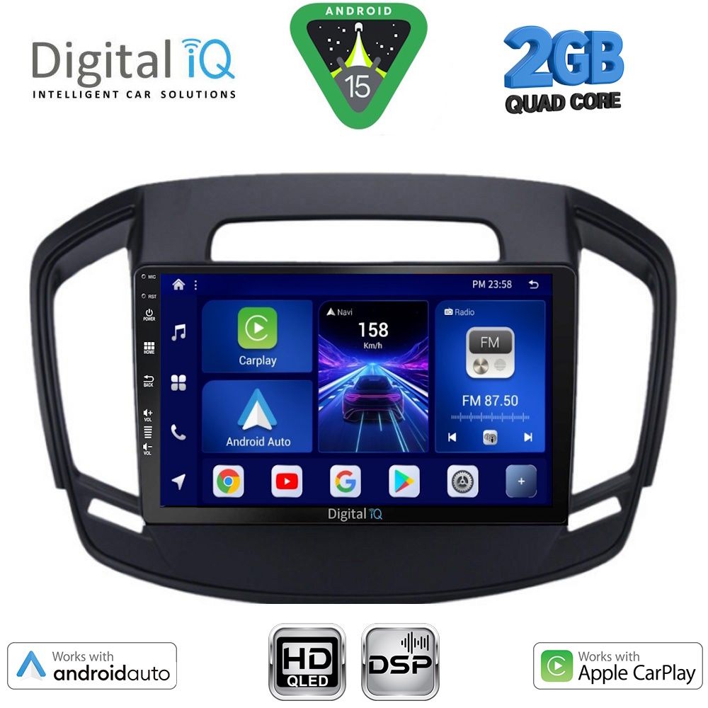 BXC3492_15 DIGITAL IQ BXC 3492_CPAA (9inc) MULTIMEDIA TABLET for OPEL INSIGNIA mod.2014-2017 - Image 1