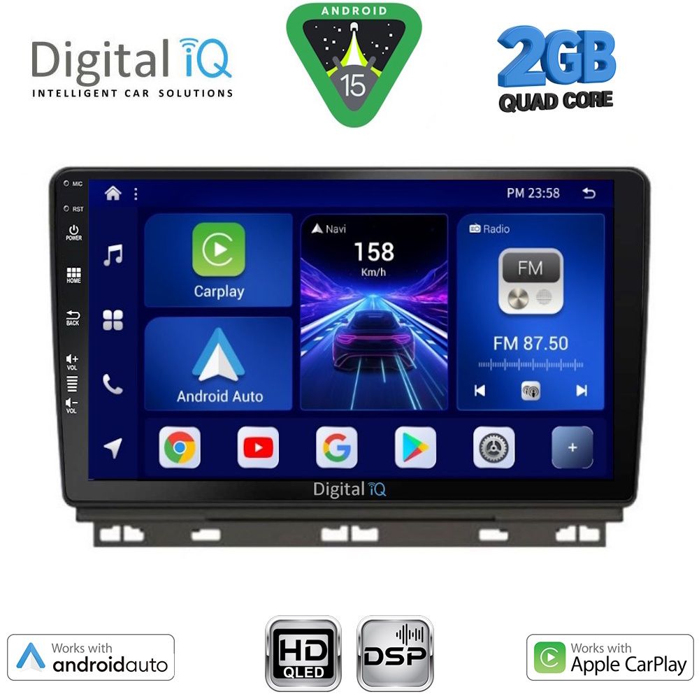 BXC3546_15 DIGITAL IQ BXC 3546_CPAA (9inc) MULTIMEDIA TABLET for RENAULT CLIO - CAPTUR mod. 2019-2026 - Image 1