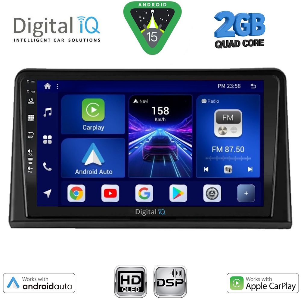 BXC3548_15 DIGITAL IQ BXC 3548_CPAA (9inc) MULTIMEDIA TABLET for RENAULT EXPRESS mod. 2020-2026 - Image 1