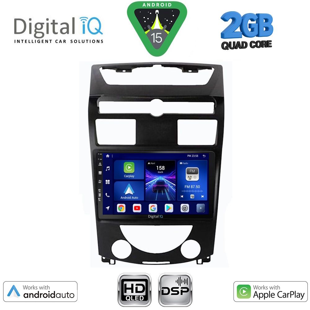BXC3657_15 DIGITAL IQ BXC 3657_CPAA (10inc) MULTIMEDIA TABLET for SSANGYONG REXTON mod. 2006-2015 - Image 1
