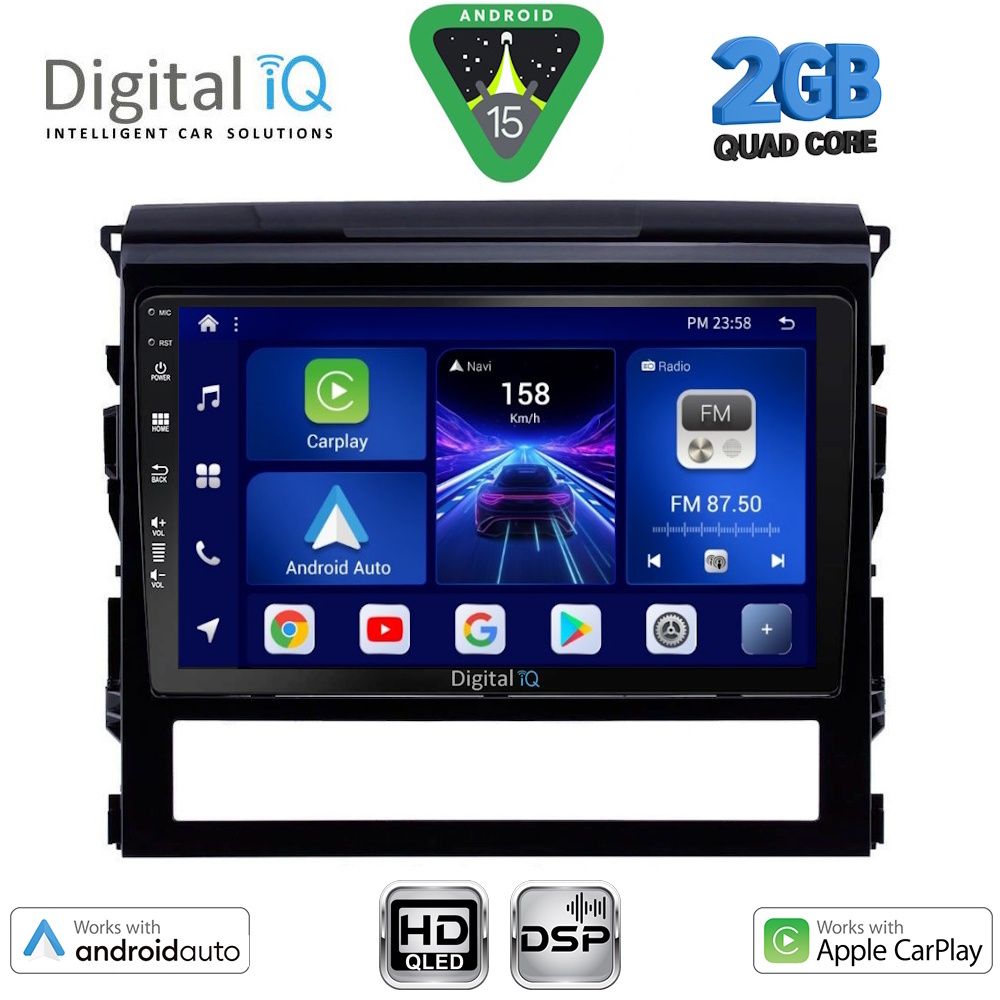 BXC3725_15 DIGITAL IQ BXC 3725_CPAA (9inc) MULTIMEDIA TABLET for TOYOTA LANDCRUISER mod. 2016-2019 - Image 1
