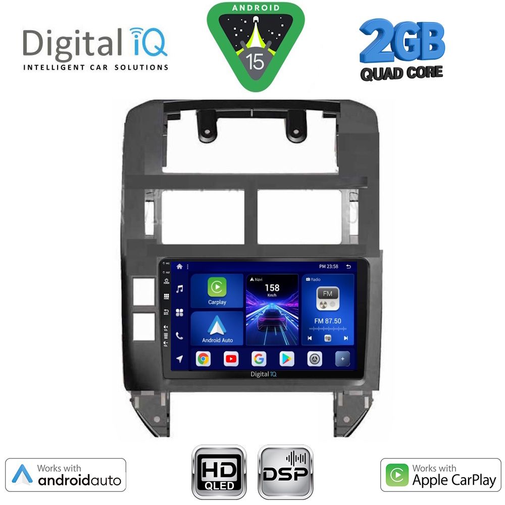 BXC3755_15 DIGITAL IQ BXC 3755_CPAA (9inc) MULTIMEDIA TABLET for VW POLO mod. 2002-2009 - Image 1