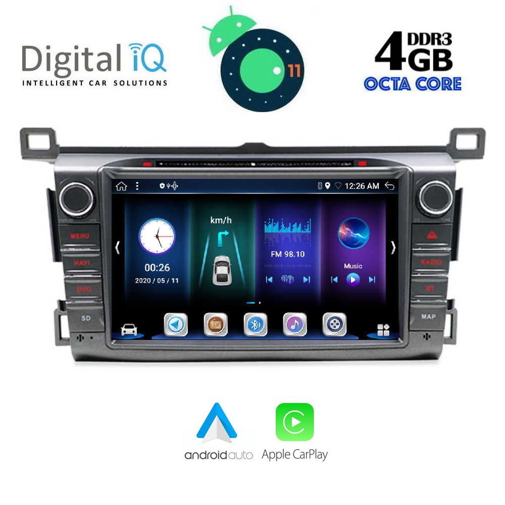 BXE-624_11R DIGITAL IQ BXE 624_CPA (8" DVD) MULTIMEDIA SYSTEM for TOYOTA RAV 4 mod. 2013-2019 - Image 1