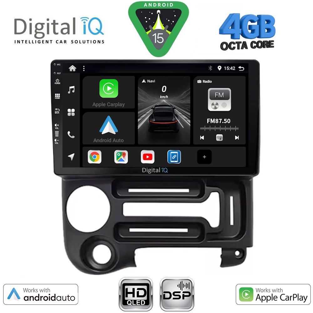 BXF16219_15 DIGITAL IQ BXF 16219_CPAA (9inc) MULTIMEDIA TABLET for HYUNDAI ATOS mod. 1996-2013 - Image 1