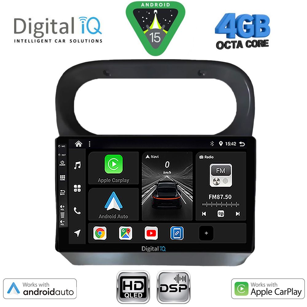 BXF16559_15 DIGITAL IQ BXF 16559_CPAA (9inc) MULTIMEDIA TABLET for RENAULT TWINGO mod. 2007-2014 - Image 1