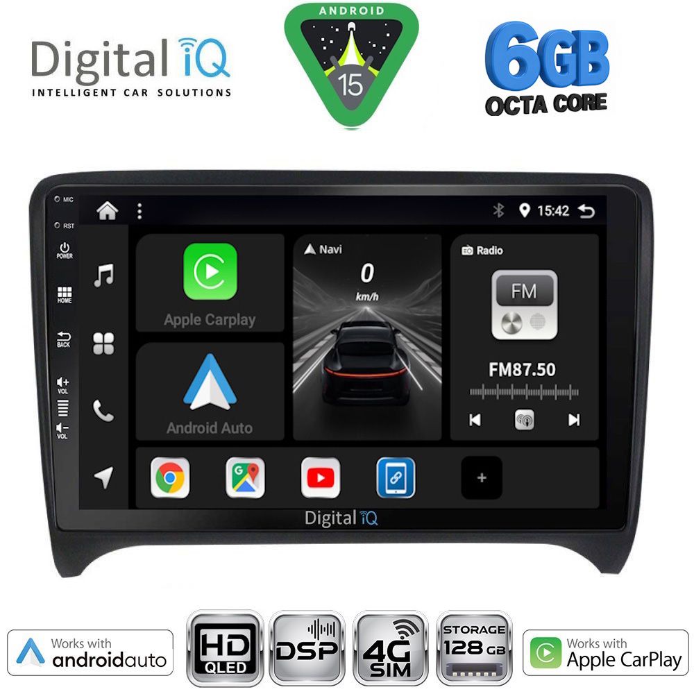BXF17009-15 DIGITAL IQ BXF 17009_CPAA (9inc) MULTIMEDIA TABLET for AUDI TT mod. 2007-2015 - Image 1