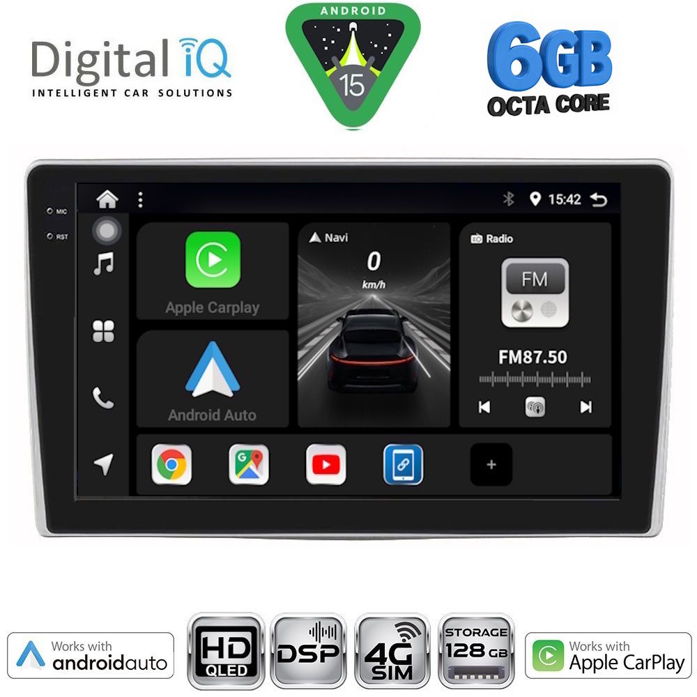 BXF17028-155 DIGITAL IQ BXF 17028_CPAA (9inc) MULTIMEDIA TABLET for ALFA ROMEO MITO mod. 2008-2018 - Image 1