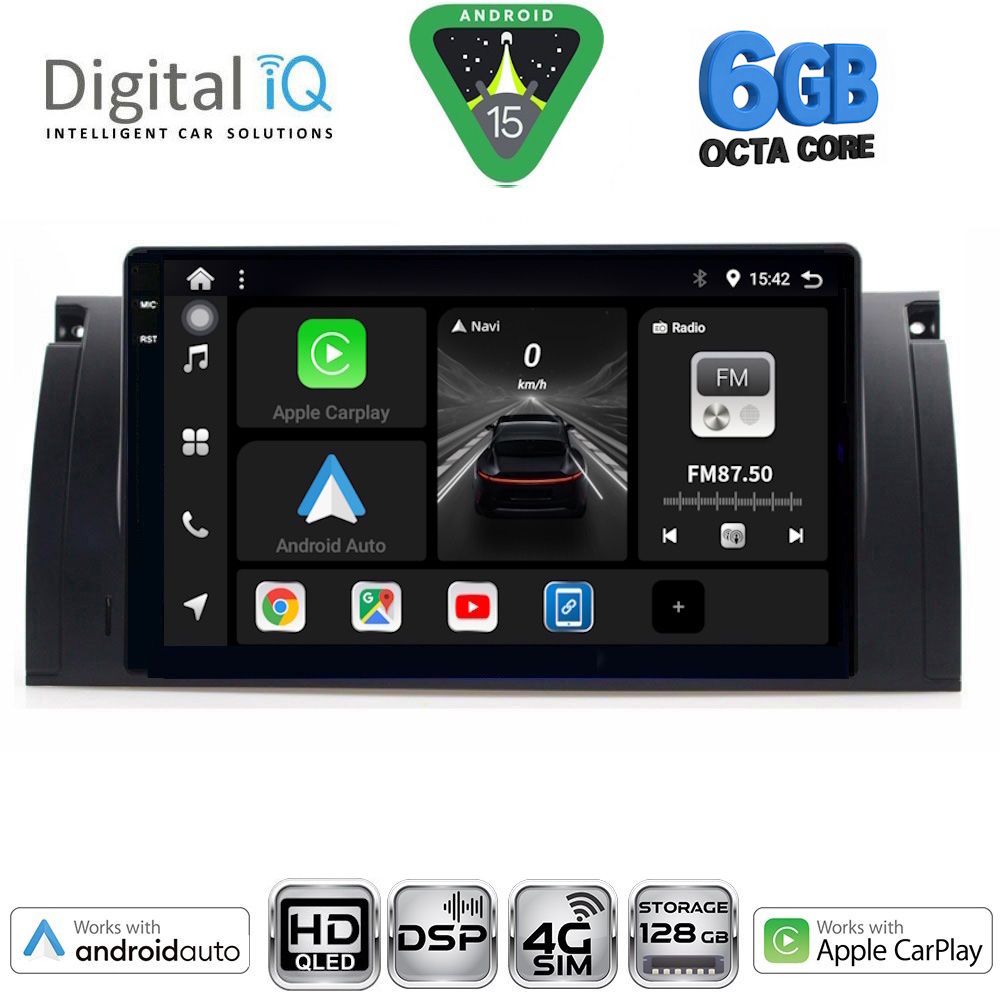 BXF17045-15 DIGITAL IQ BXF 17045_CPAA (9inc) MULTIMEDIA TABLET for BMW Series 5 (E39) mod. 1997-2005 | X5 (E53) mod. 1999-2006 - Image 1