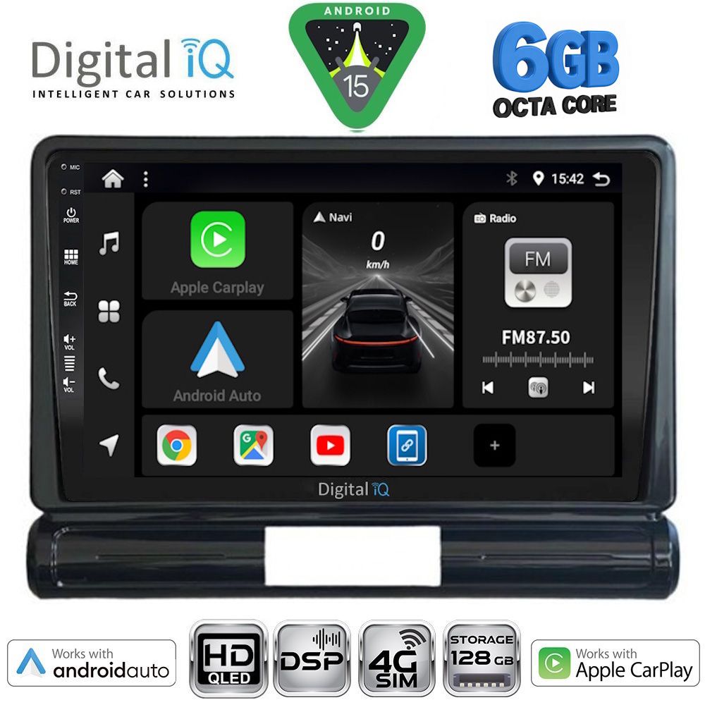 BXF17093L-15 DIGITAL IQ BXF 17093L_CPAA (9inc) MULTIMEDIA TABLET for CITROEN C3 - DS3 mod. 2016-2024 - Image 1