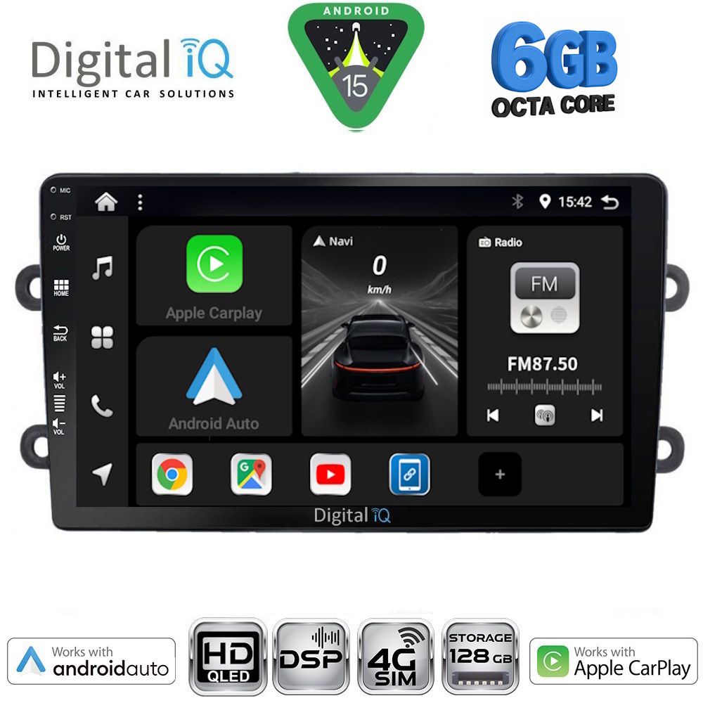BXF17102-15 DIGITAL IQ BXF 17102_CPAA (9inc) MULTIMEDIA TABLET for DACIA DUSTER mod. 2012-2019 - Image 1