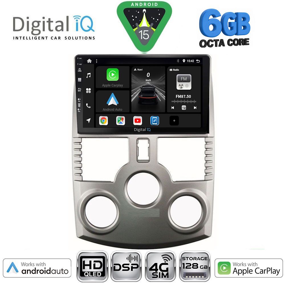 BXF17126-15 DIGITAL IQ BXF 17126_CPAA (9inc) MULTIMEDIA TABLET for DAIHATSU TERIOS mod. 2006-2017 - Image 1