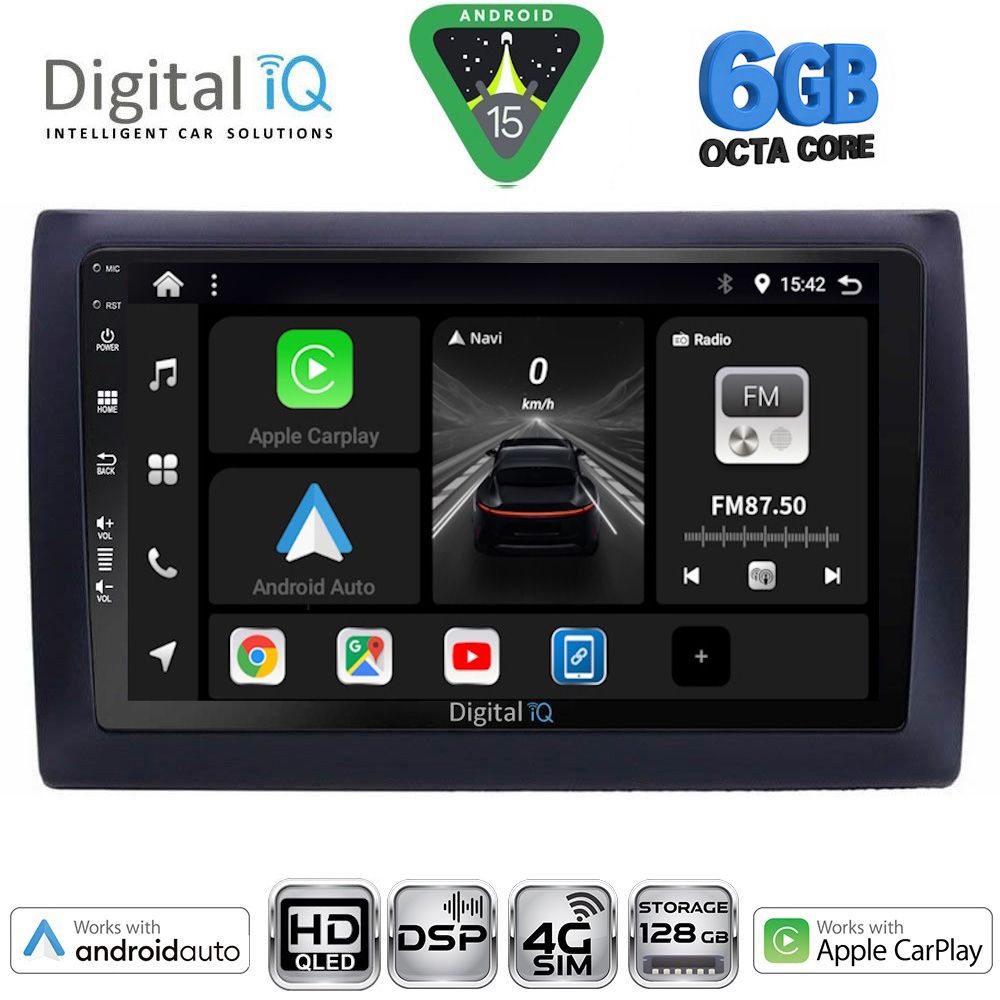 BXF17145-15 DIGITAL IQ BXF 17145_CPAA (9inc) MULTIMEDIA TABLET for FIAT STILO mod. 2001-2007 - Image 1