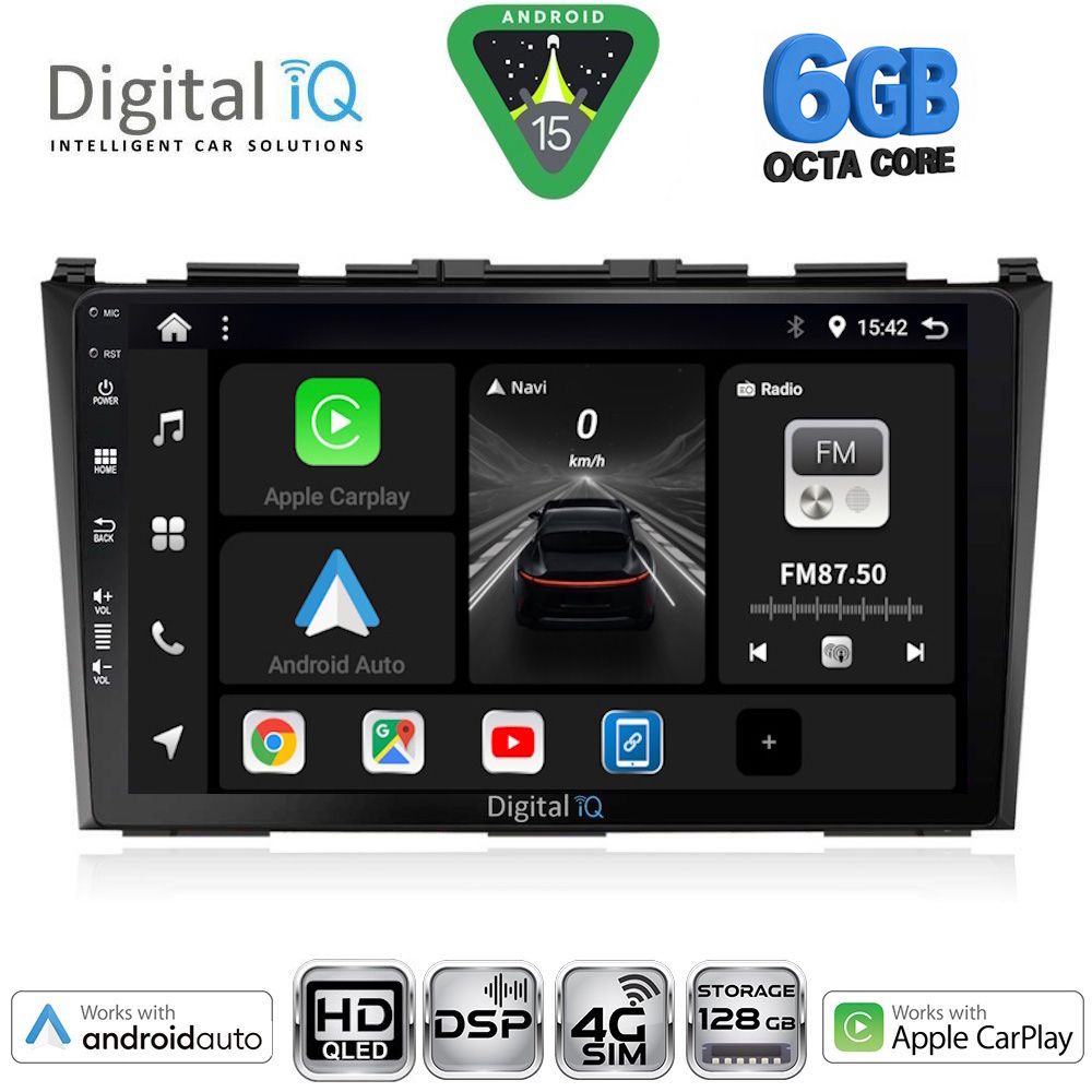 BXF17197-15 DIGITAL IQ BXF 17197_CPAA (9inc) MULTIMEDIA TABLET for HONDA CRV mod. 2006-2012 - Image 1