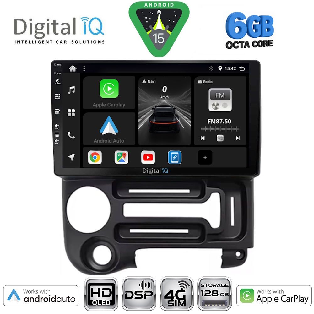BXF17219_15 DIGITAL IQ BXF 17219_CPAA (9inc) MULTIMEDIA TABLET for HYUNDAI ATOS mod. 1996-2013 - Image 1