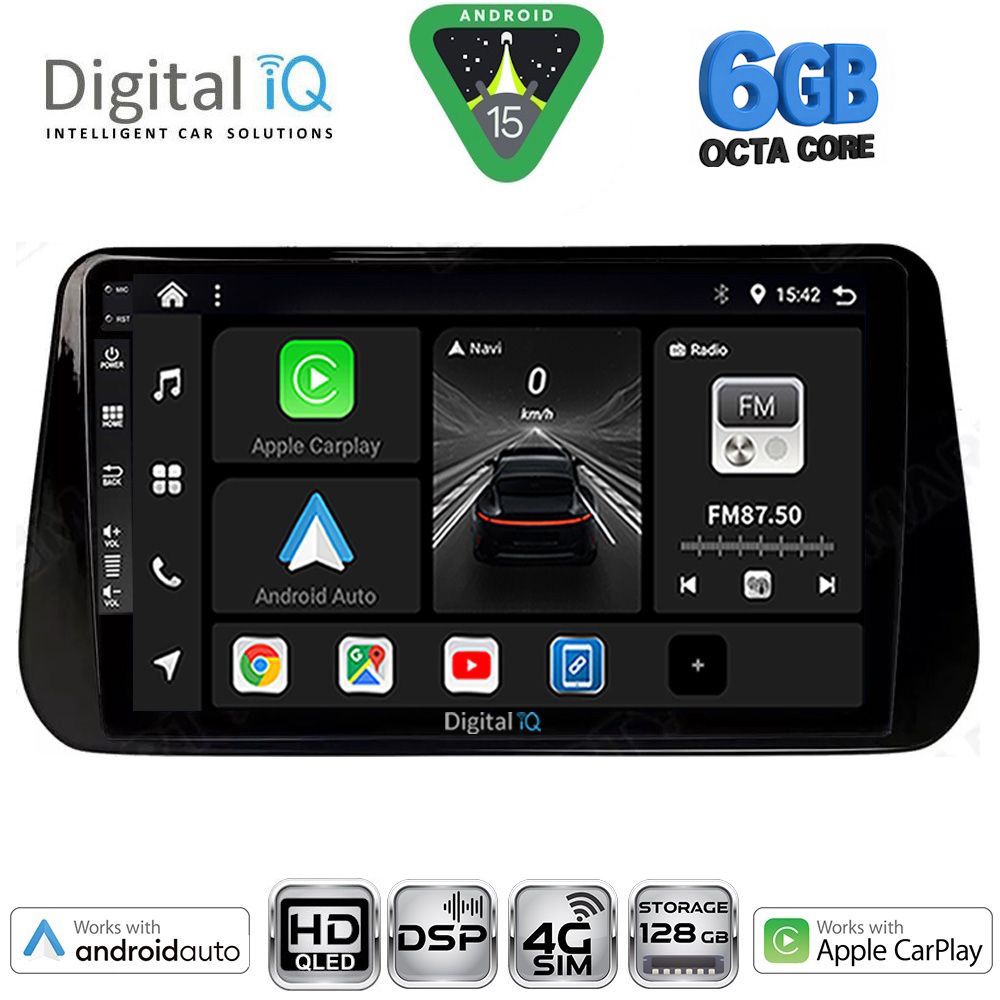 BXF17238B-15 DIGITAL IQ BXF 17238B_CPAA (10inc) MULTIMEDIA TABLET for HYUNDAI IX45 - SANTA FE mod. 2021-2023 - Image 1
