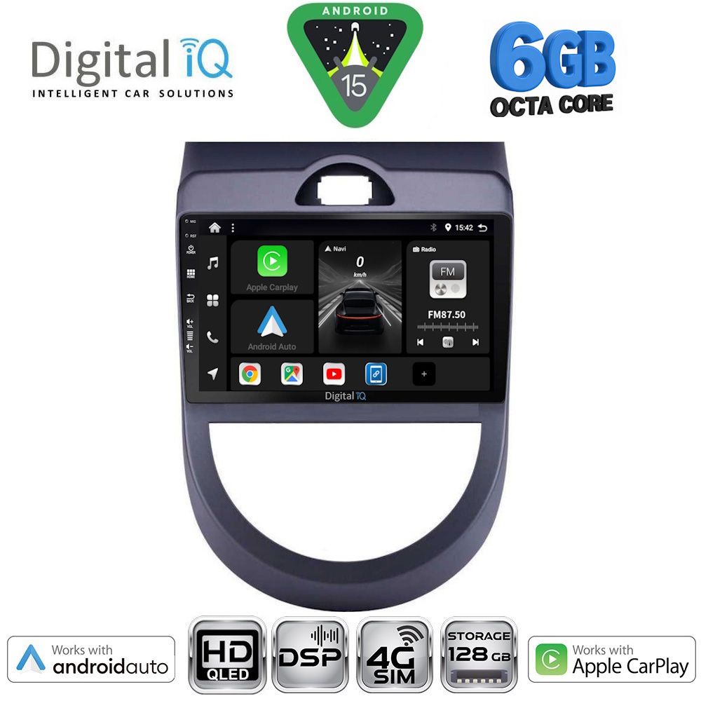 BXF17320-15 DIGITAL IQ BXF 17320_CPAA (9inc) MULTIMEDIA TABLET for KIA SOUL mod. 2008-2013 - Image 1
