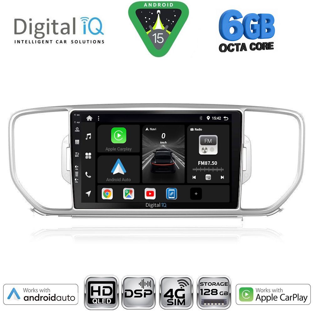 BXF17326-15 DIGITAL IQ BXF 17326_CPAA (9inc) MULTIMEDIA TABLET for KIA SPORTAGE mod. 2015-2018 - Image 1