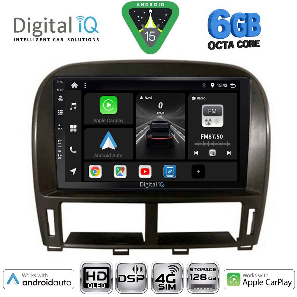 BXF17343-15 DIGITAL IQ BXF 17343_CPAA (9inc) MULTIMEDIA TABLET for LEXUS LS 430 – XF 430 mod. 2000-2006 - Image 1