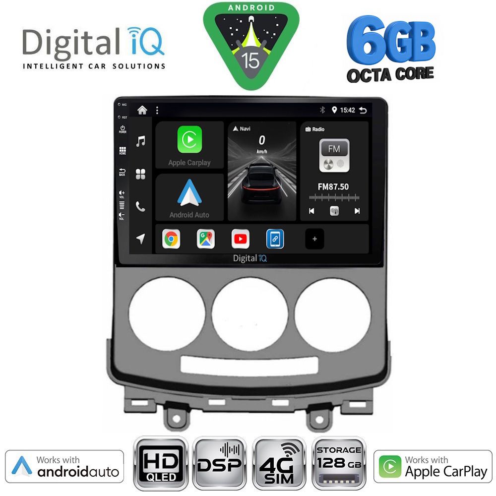 BXF17370-15 DIGITAL IQ BXF 17370_CPAA (9inc) MULTIMEDIA TABLET for MAZDA 5 mod. 2004-2010 - Image 1