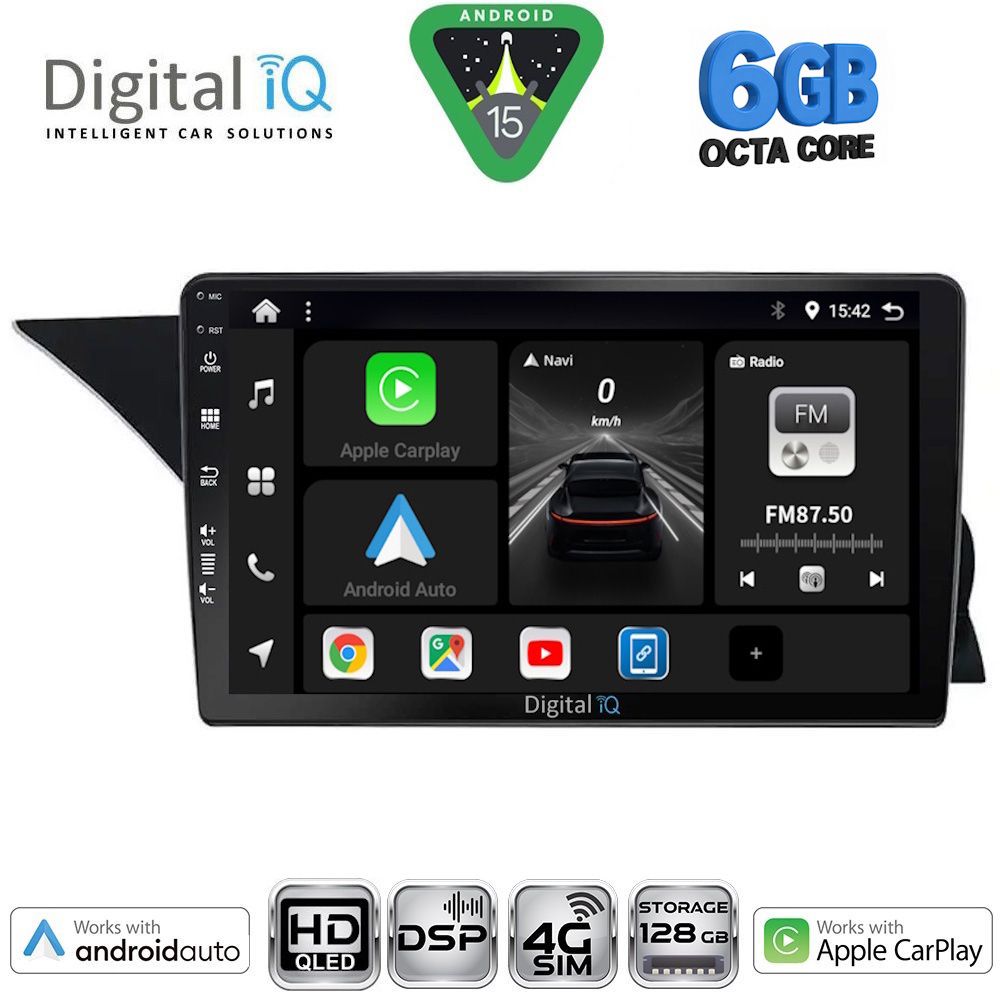 BXF17412-15 DIGITAL IQ BXF 17412_CPAA (NTG 4.5) (9inc) MULTIMEDIA TABLET for MERCEDES GLK (X204) mod. 2013-2017 - Image 1