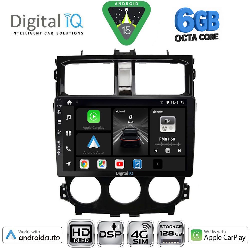 BXF17435-15 DIGITAL IQ BXF 17435_CPAA (9inc) MULTIMEDIA TABLET for MITSUBISHI COLT mod. 2013-2023 - Image 1