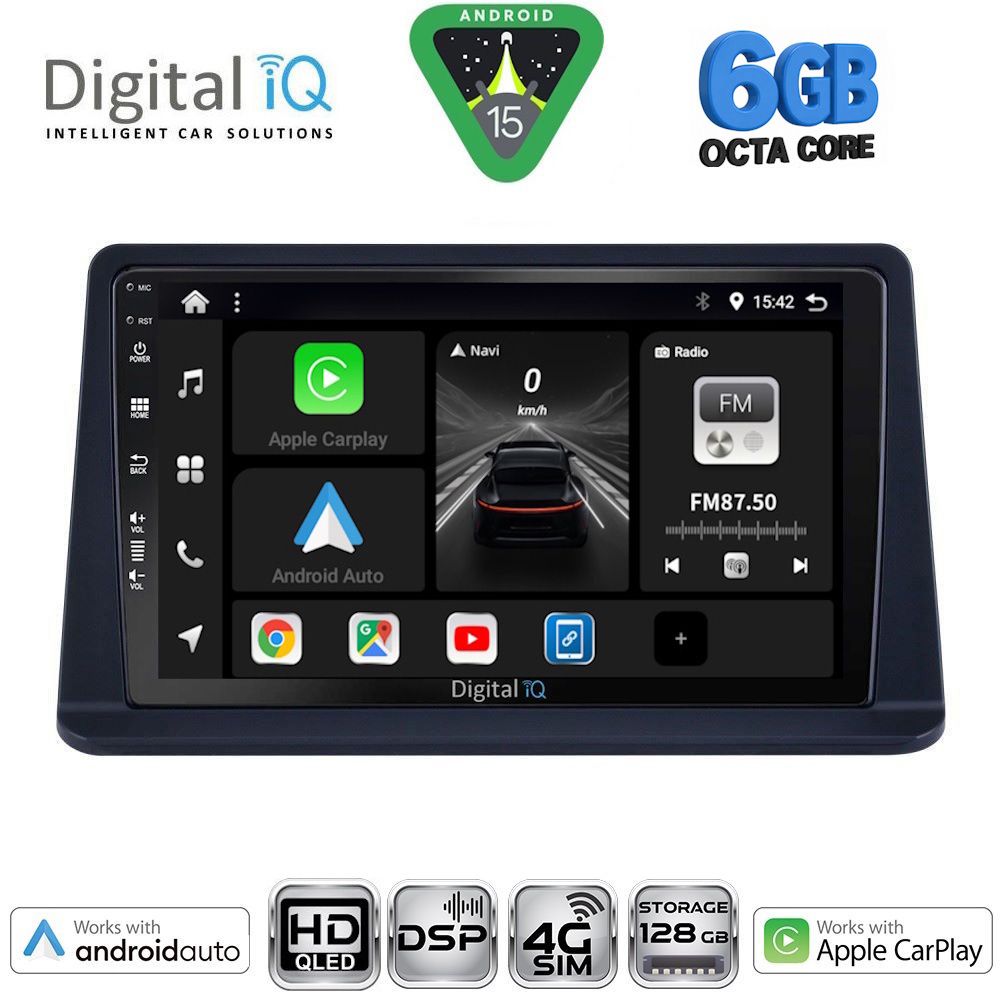 BXF17445-15 DIGITAL IQ BXF 17445_CPAA (9inc) MULTIMEDIA TABLET for MITSUBISHI PAJERO mod. 1999-2006 - Image 1