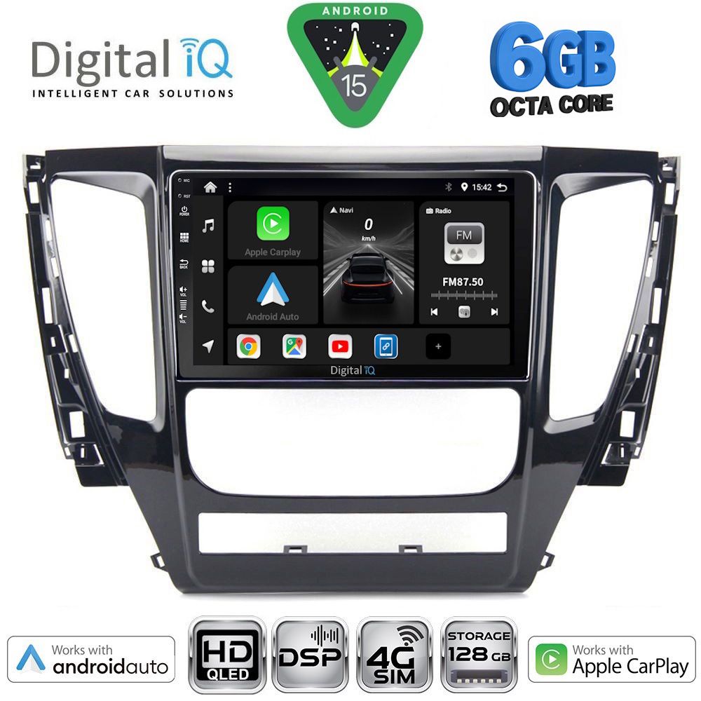 BXF17447-15 DIGITAL IQ BXF 17447A_CPAA (9inc) MULTIMEDIA TABLET for MITSUBISHI PAJERO mod. 2013-2020 - Image 1