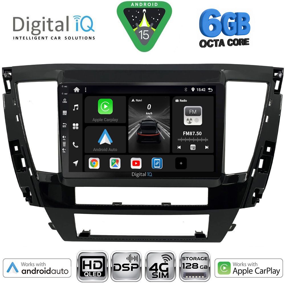 BXF17447S-15 DIGITAL IQ BXF 17447S_CPAA (9inc) MULTIMEDIA TABLET for MITSUBISHI PAJERO SPORT mod. 2020-2026 - Image 1