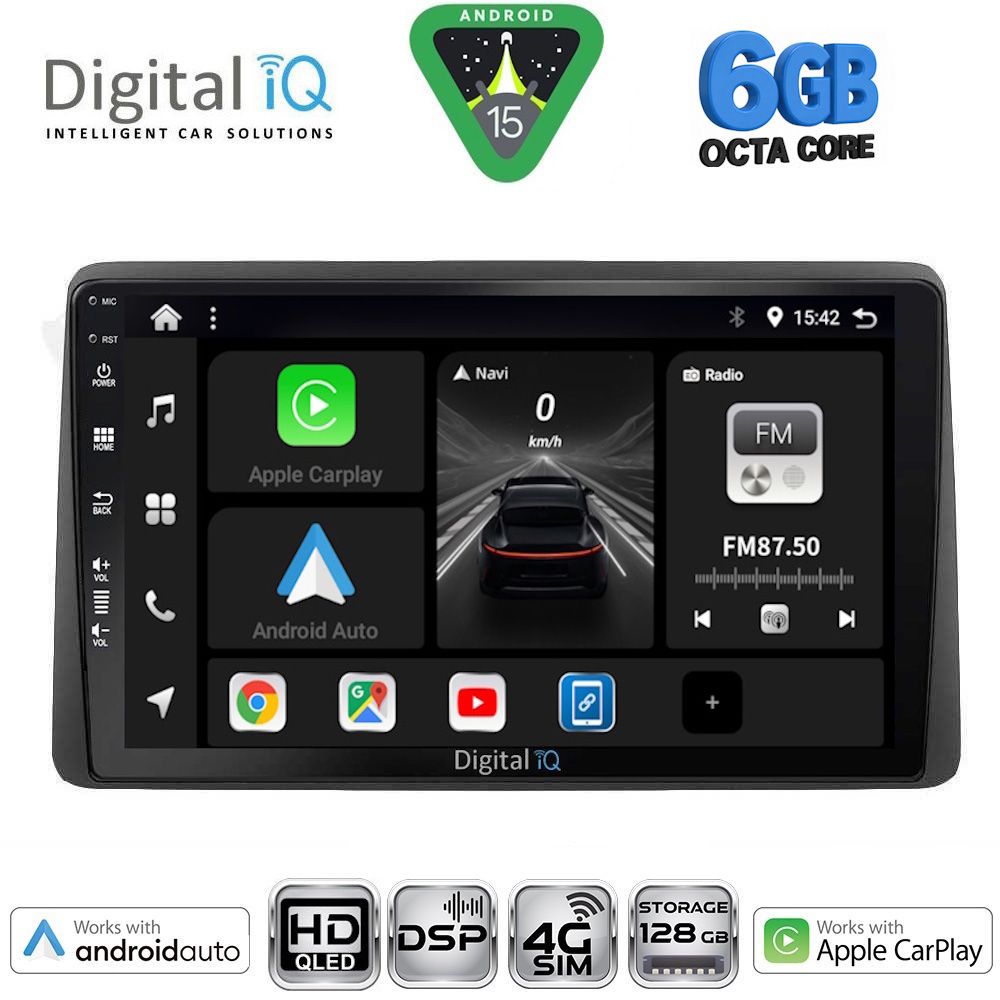 BXF17450-15 DIGITAL IQ BXF 17450_CPAA (10inc) MULTIMEDIA TABLET for NISSAN NAVARA D22 mod. 1998-2004 - Image 1