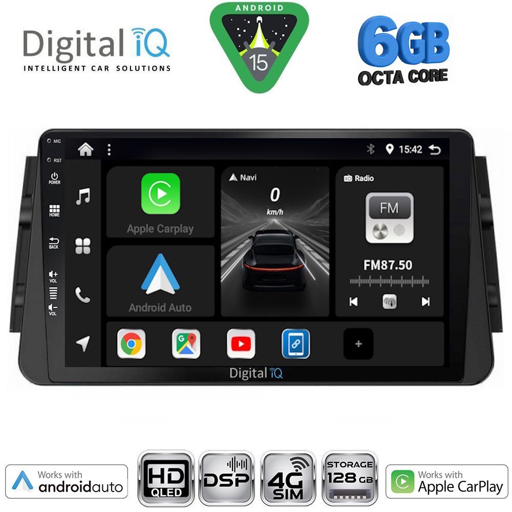BXF17460-15 DIGITAL IQ BXF 17460_CPAA (9inc) MULTIMEDIA TABLET for NISSAN MICRA mod. 2017-2025 - Image 1