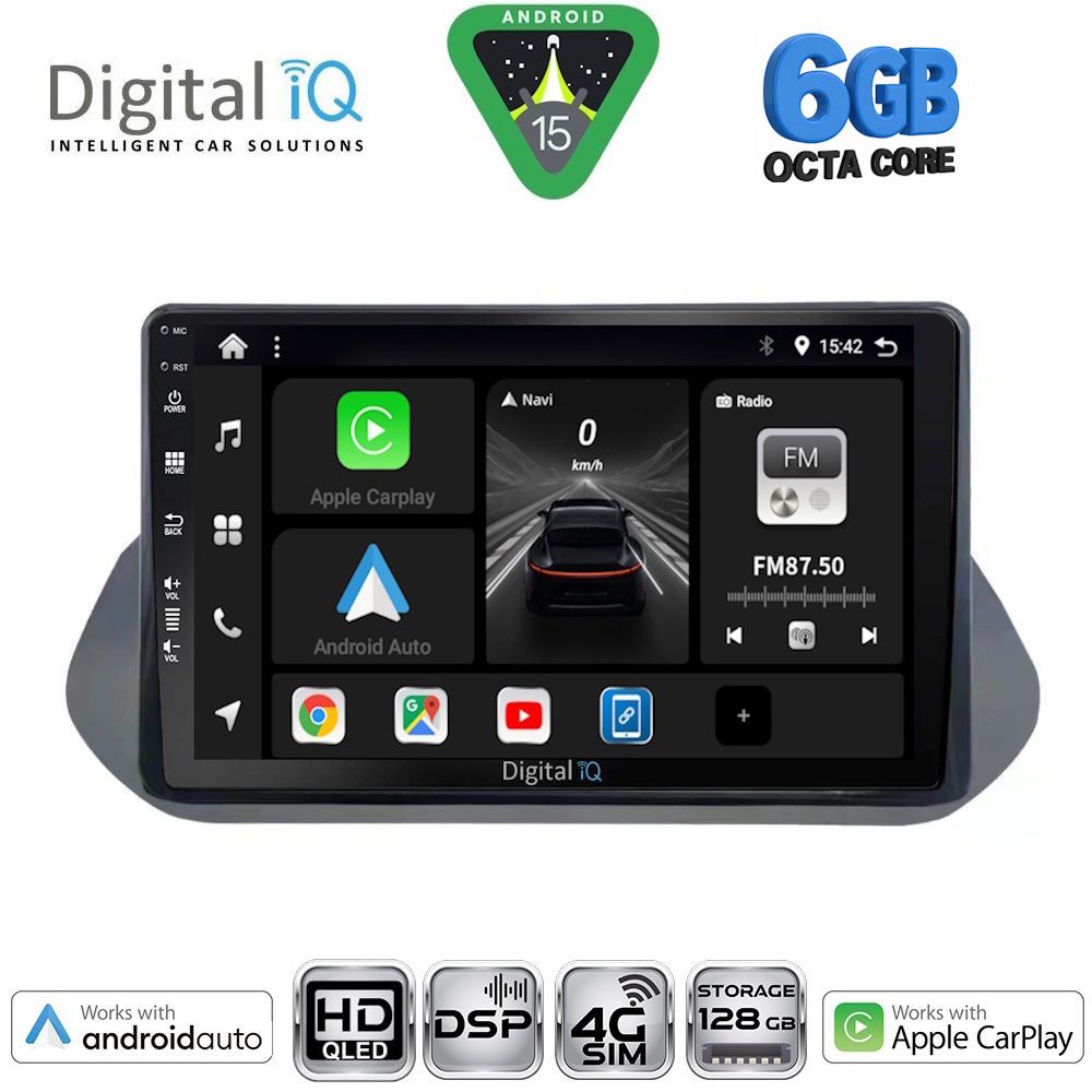 BXF17469-15 DIGITAL IQ BXF 17469_CPAA (10inc) MULTIMEDIA TABLET for NISSAN QASHQAI mod. 2021-2024 - Image 1