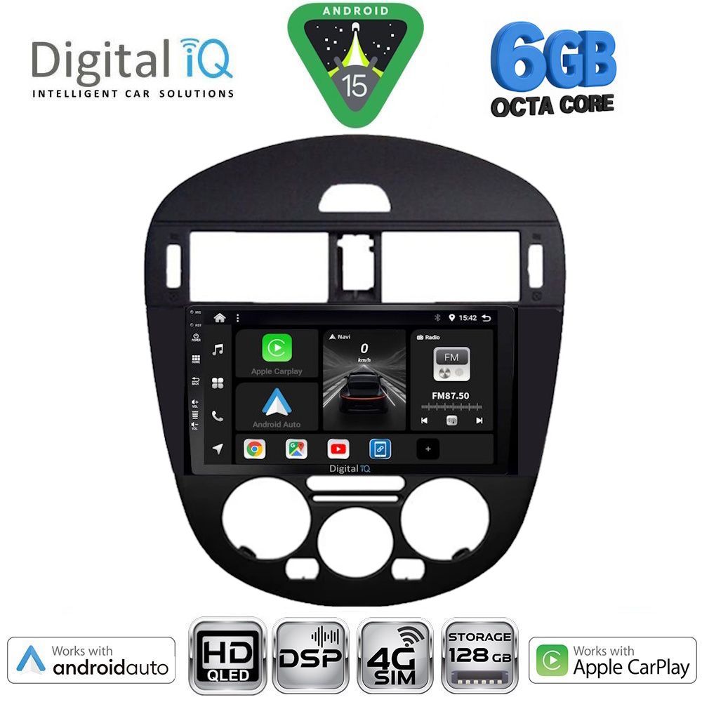 BXF17470AC-15 DIGITAL IQ BXF 17470AC_CPAA (9inc) MULTIMEDIA TABLET for NISSAN PULSAR mod. 2014-2020 with A/C - Image 1